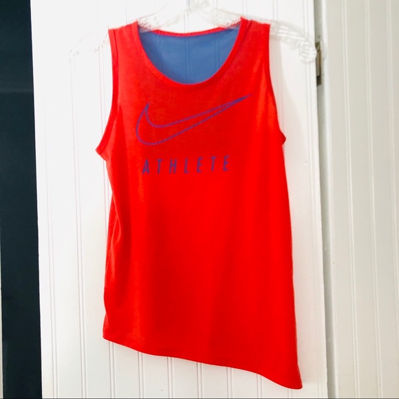 Nike Tops - Nike Dri Fit Orange/Red Tank - Medium